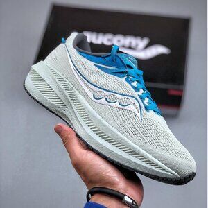 Saucony Triumph 21 Gray Sports Running Shoes